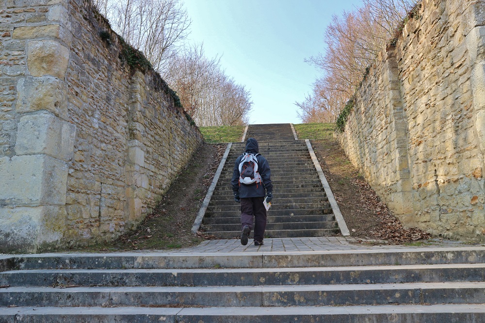 escaliers du château de Marly