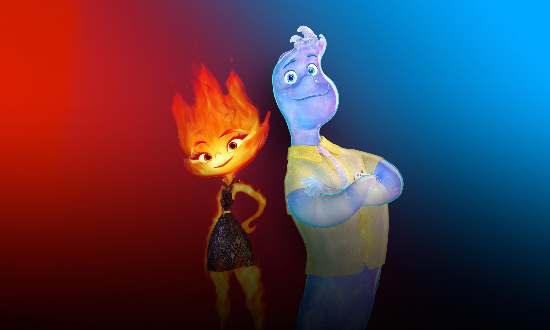 Extrait du film élémentaire réalisé par Pixar
